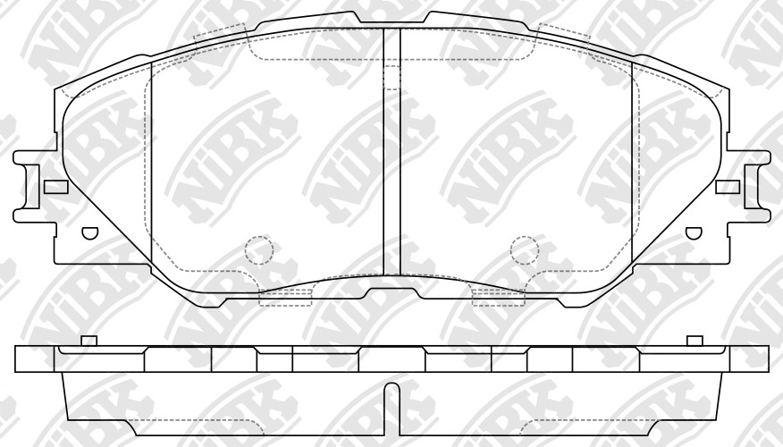 Nibk Brakes Application Cross Reference And Image For Nibk Brake Pads Pn1530